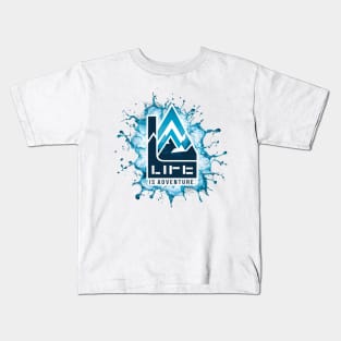 life is adventure Kids T-Shirt